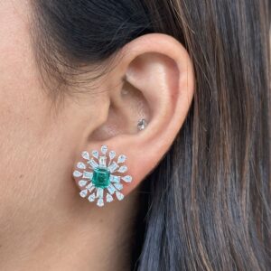 Royal rosettes Diamond Stud Earrings