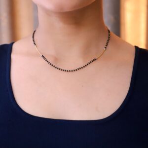 Stunning Yellow Gold String Mangal Sutra