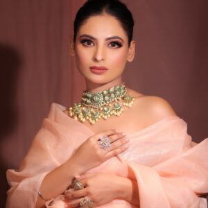 Lush green fashion Diamond Chokar necklace