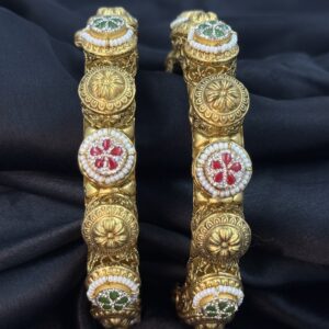 Antique pacheli Gold Bangle