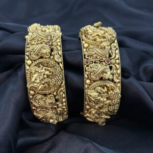 The Devaki Antique Temple Bangle
