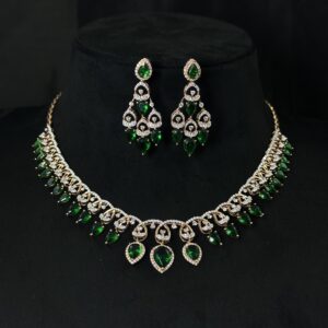 Celestial Green Diamond Necklace