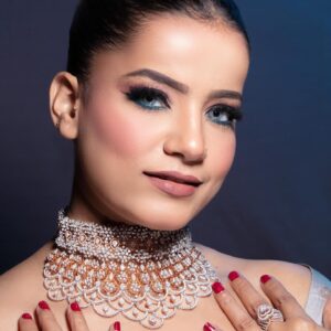 Royal Rubies Diamond Chokar Set