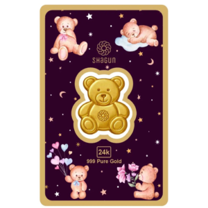 500 MG Gold Coins Kids Teddy