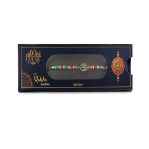Om Sliver Rakhi